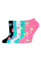 300 Pairs Sofra Women's Novelty No Show 9-11 - Womens Ankle Sock