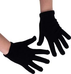 24 Wholesale Yacht & Smith 2 Piece Unisex Warm Winter Hats And Glove Set Solid Black