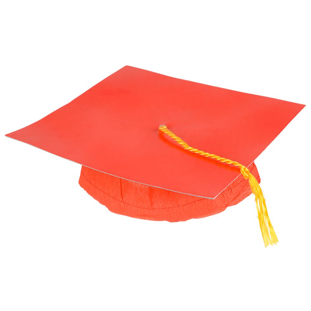 288 pieces of Red Cardboard Graduation Cap