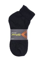 120 Pairs Spak Quarter Sports Socks 9-11 - Mens Ankle Sock