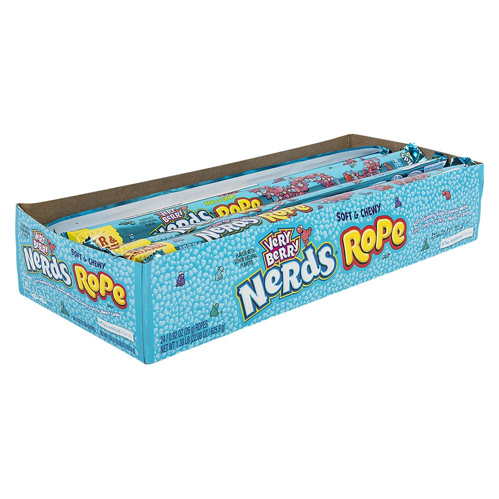 288 pieces of Nerds Rope Candy Very Berry 24pcs/display .92oz
