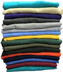 504 Pieces of Mens Cotton Crew Neck Short Sleeve T-Shirts Irregular , Assorted Colors And Sizes M-2xl