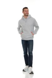 Unisex Cotton Hoodie Sweatshirt In Assorted Colors Black Navy Gray Size Small