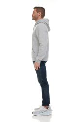 Unisex Cotton Hoodie Sweatshirt In Assorted Colors Black Navy Gray Size Medium