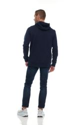 Unisex Cotton Hoodie Sweatshirt In Assorted Colors Black Navy Gray Size Xlarge