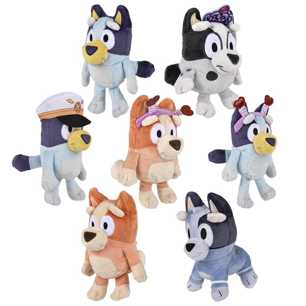 20 of 8" Bluey Plush Assortment 10ct Series 12 2/