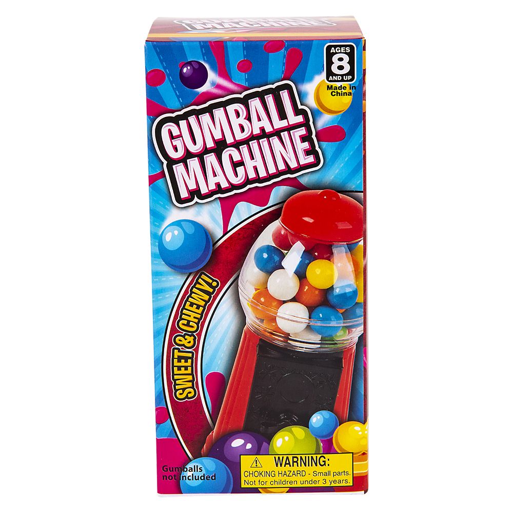 72 pieces 6.5" Bubble Gum Machine - Food & Beverage