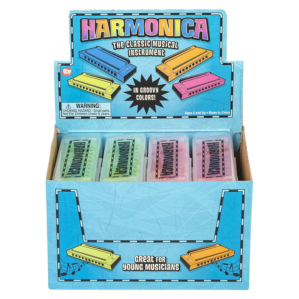 144 pieces 4" Harmonica - Musical Toys