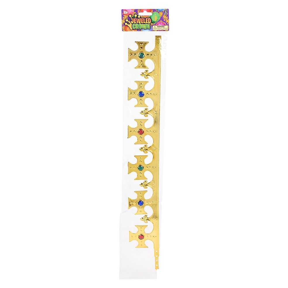 288 pieces Gold Jeweled Crown - Girls Toy Sets