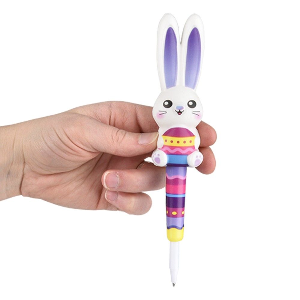 144 pieces Easter Bunny Squish Pen 7" - Slime & Squishees
