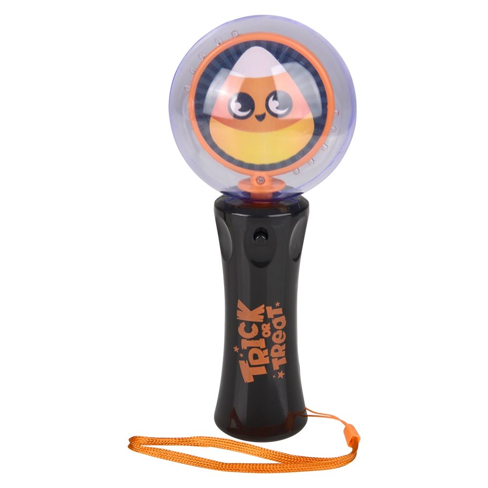 96 Wholesale 7.25-inch LighT-Up Halloween Magic Ball Wand