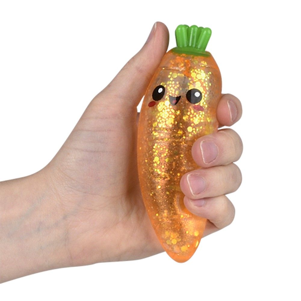 72 pieces Squeezy Sugar Carrot 5' - Slime & Squishees