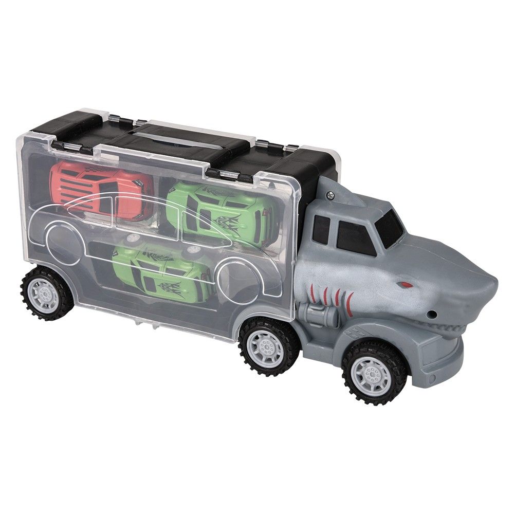 24 pieces 11" Shark Truck And Animal Carrier - Car, Planes, Trains & Bikes