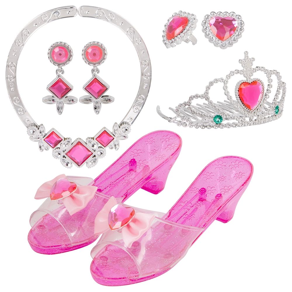 12 pieces Pretend Play Princess Jewelry Set - Girls Toy Sets
