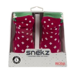 24 Wholesale Nuby Snek Baby Rubber Shoes Strawberry 22-30 Months