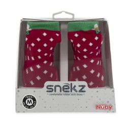 24 pieces Nuby Baby Rubber Shoes - Strawberry Medium - Baby Apparel