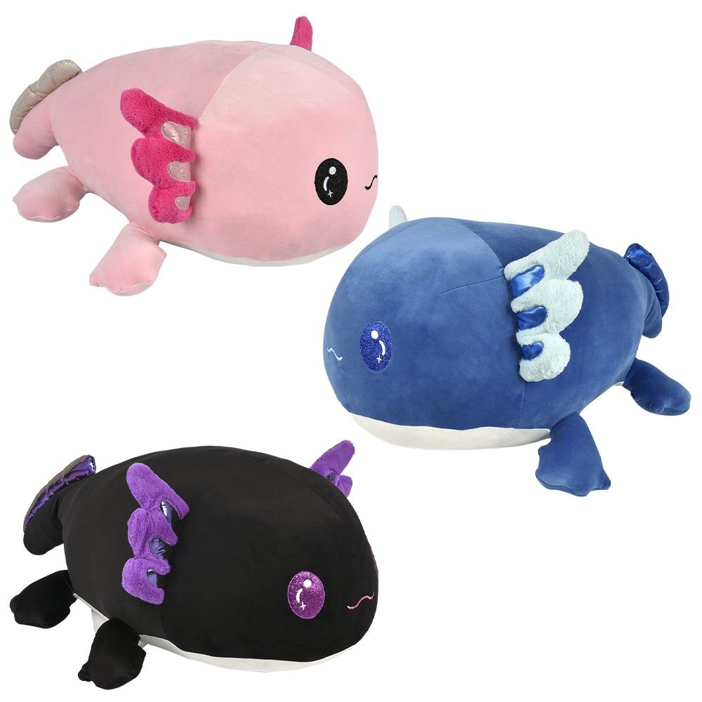 2 pieces 36 inch Laying Axolotl (ss) - Plush Toys