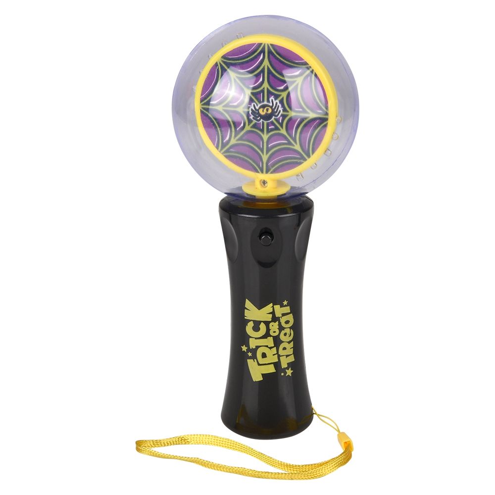 96 Wholesale 7.25-inch LighT-Up Halloween Magic Ball Wand