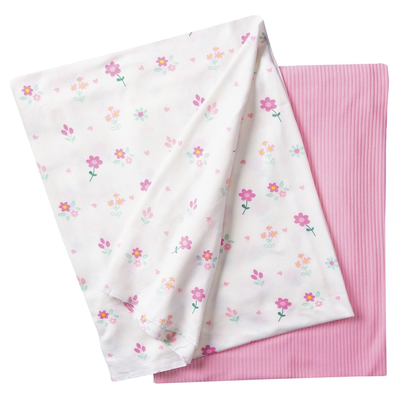 24 pieces 2-Pack Swaddle Blankets - Pink Floral - Baby Accessories