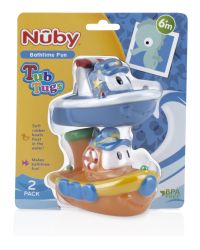 24 Wholesale Nuby Tub Tugs Bath Floaties 2 Pack 6 Months up