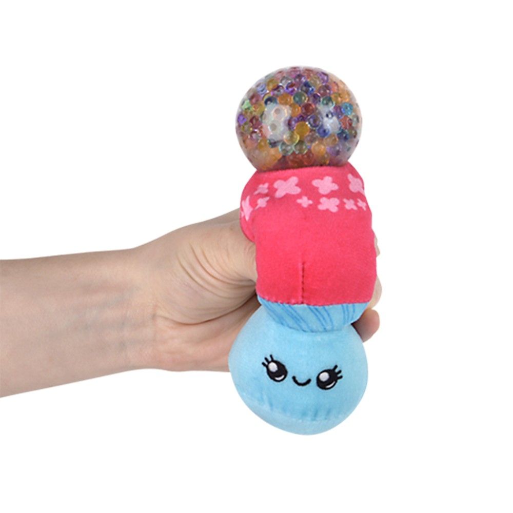72 pieces 3" Mushroom Squeezy Bead Plush Ball - Plush Toys