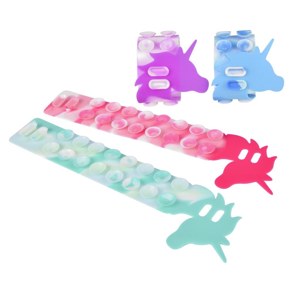 288 pieces 9.33" Unicorn Suction Cup Bracelet - Bracelets