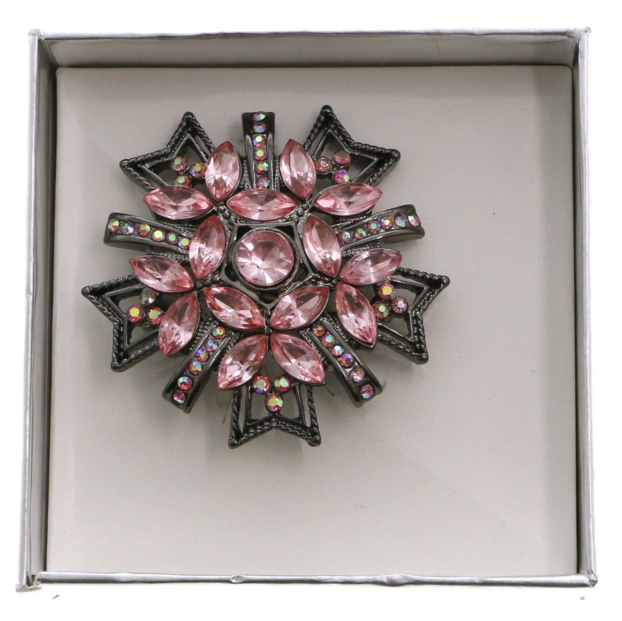 60 Wholesale Snowflake Shaped Pin With Gift Box