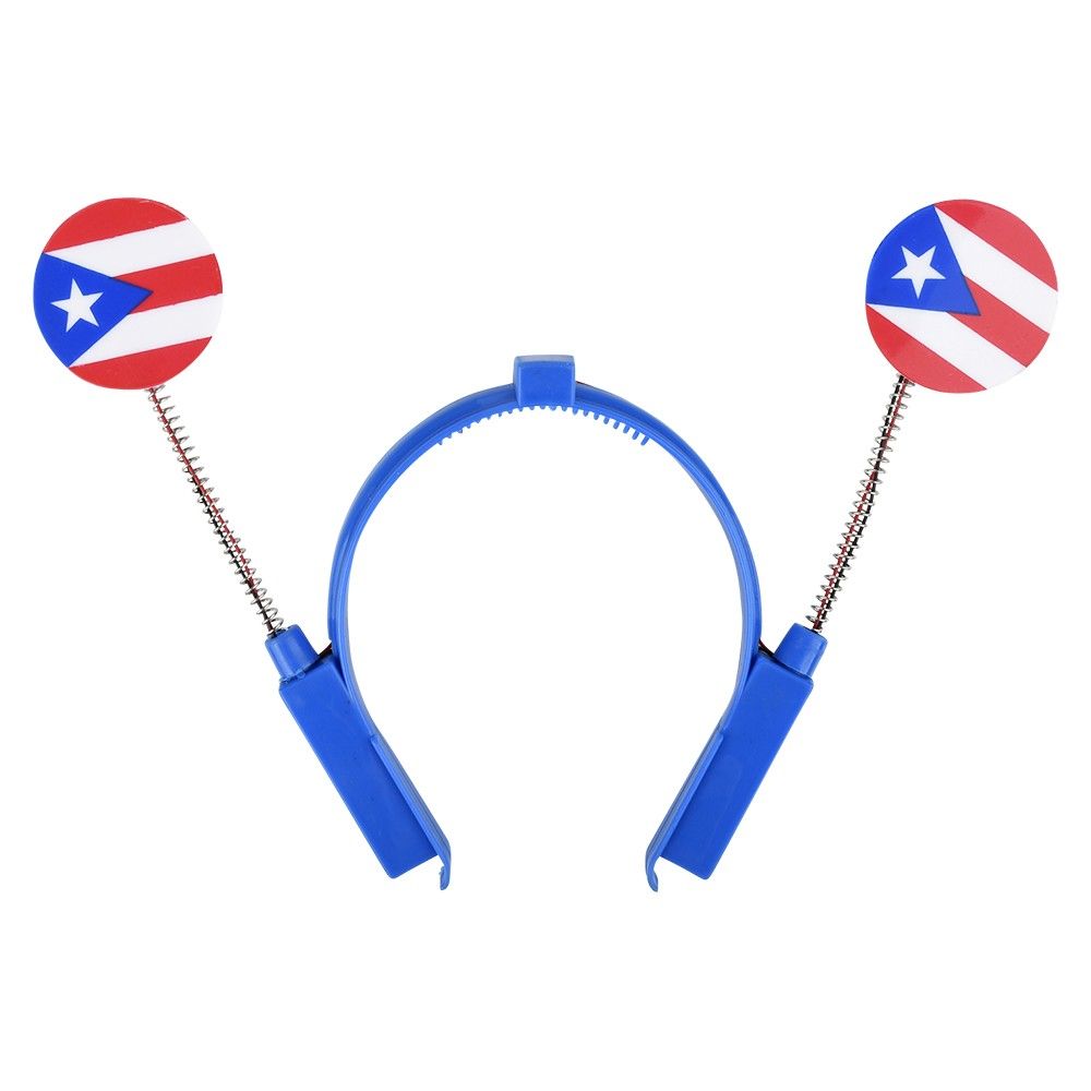 288 pieces LighT-Up Puerto Rican Flag Boppers - Costumes & Accessories