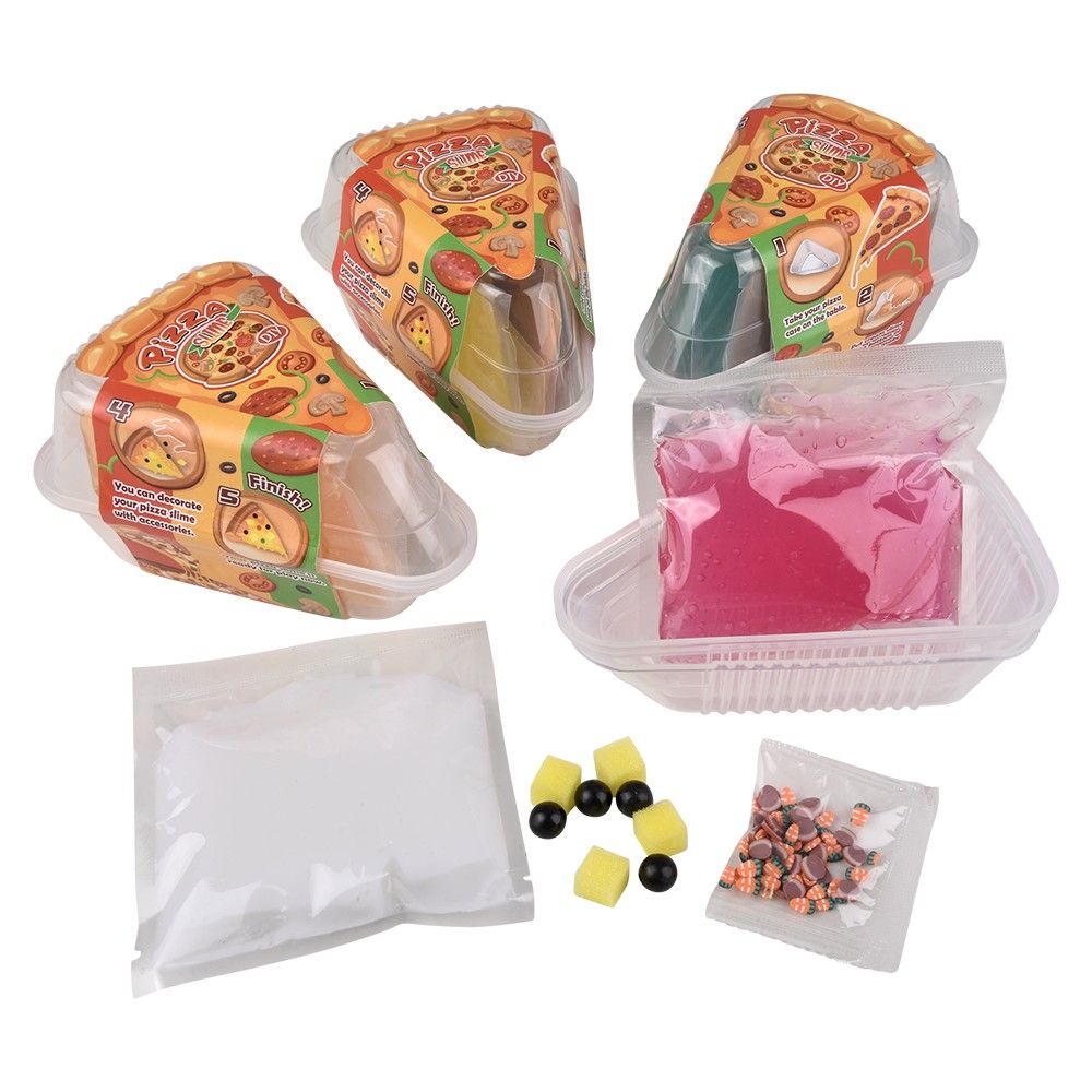 32 of 4.75 inch Diy Pizza Slime 8ct