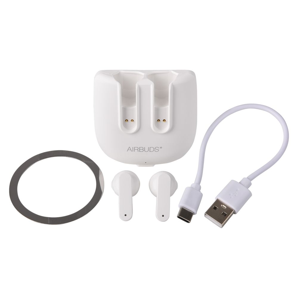 24 of Mag 10 Airbuds Blk/wh 2 Asst
