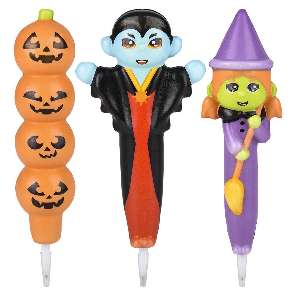 144 pieces 7" Halloween Squish Pen 12ct - Slime & Squishees