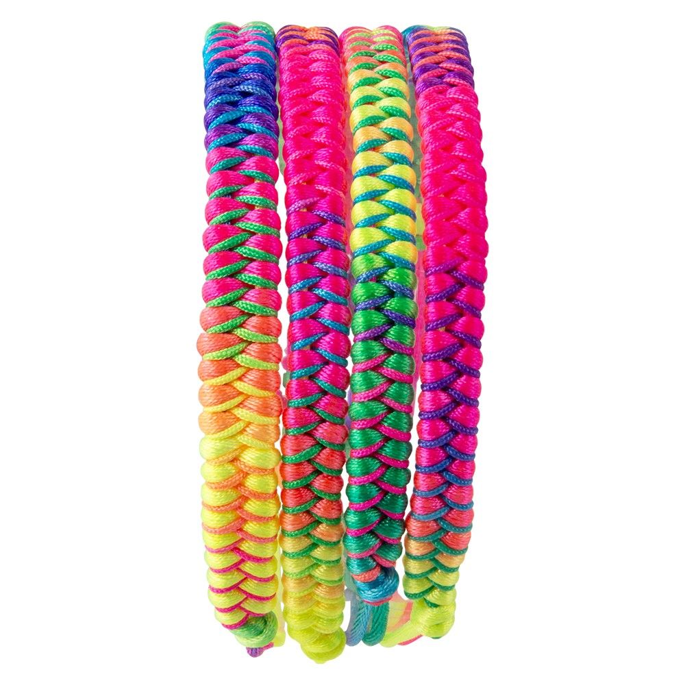 864 pieces 7 inch Rainbow Friendship Bracelet 24ct - Bracelets