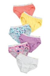 4000 Pieces Hanes Toddler Girls Underwear Mix Prints Size 4t - Girls Underwear and Pajamas