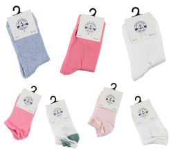 3600 Pairs Mix Mix Mens Womens Kids Ankle And Crew Socks - Sock Pallet Deals