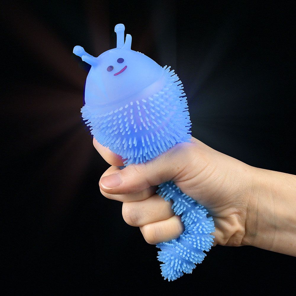 144 pieces 6.25" LighT-Up Puffer Slug - Slime & Squishees