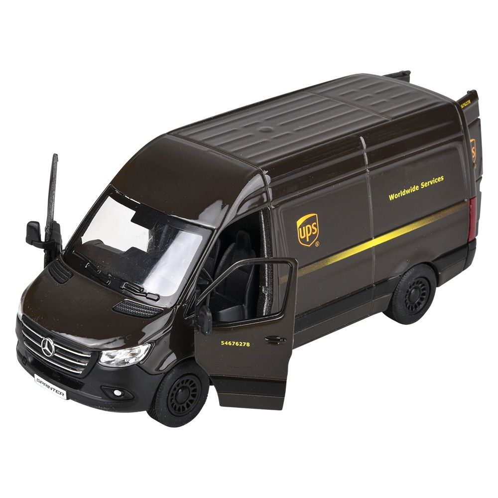 72 pieces 5" DiE-Cast Pull Back Ups Delivery Van - Car, Planes, Trains & Bikes