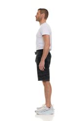Mens Black Camo Fleece Shorts With Side Pockets Size L