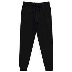 24 Pieces Womens Fleece Lined 3 Pocket Jogger Black Size 2X-Large - Womens Pants