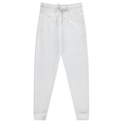 Womens Fleece Lined 3 Pocket Jogger White Size Medium