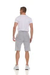 24 Pieces 24 Wholesale Mens Cotton Fleece 3 Pocket Shorts Heather Gray Size X-Large - WSD - Mens Shorts