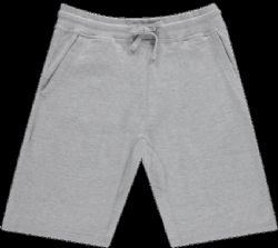 24 Pieces 24 Wholesale Mens Cotton Fleece 3 Pocket Shorts Heather Gray Size X-Large - WSD - Mens Shorts