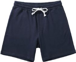 120 Pieces Mens Cotton Fleece 3 Pocket Shorts Navy Size Large - Mens Shorts