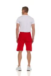 Mens Cotton Fleece 3 Pocket Shorts Red Size 3X-Large
