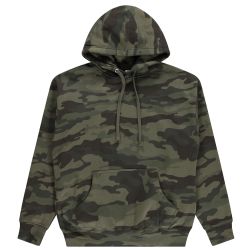 Cotton Fleece Hooded Camo Printed Hoodie Size Medium