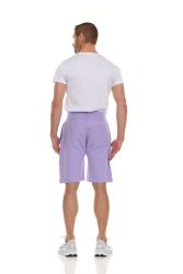 144 Wholesale Mens Cotton Fleece 3 Pocket Shorts Lavender Size X-Large