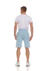 Mens Cotton Fleece 3 Pocket Shorts Powder Blue Size 2X-Large