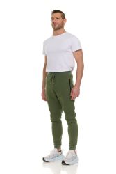 Mens Cotton Fleece Zipper Jogger Army Green Assorted Sizes S-3x