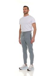 Mens Cotton Fleece Zipper Jogger Heather Grey Assorted Sizes S-3x
