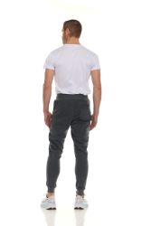 Mens Cotton Fleece Zipper Jogger Heather Charcoal Assorted Sizes S-3x