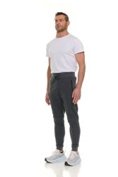 Mens Cotton Fleece Zipper Jogger Heather Charcoal Assorted Sizes S-3x